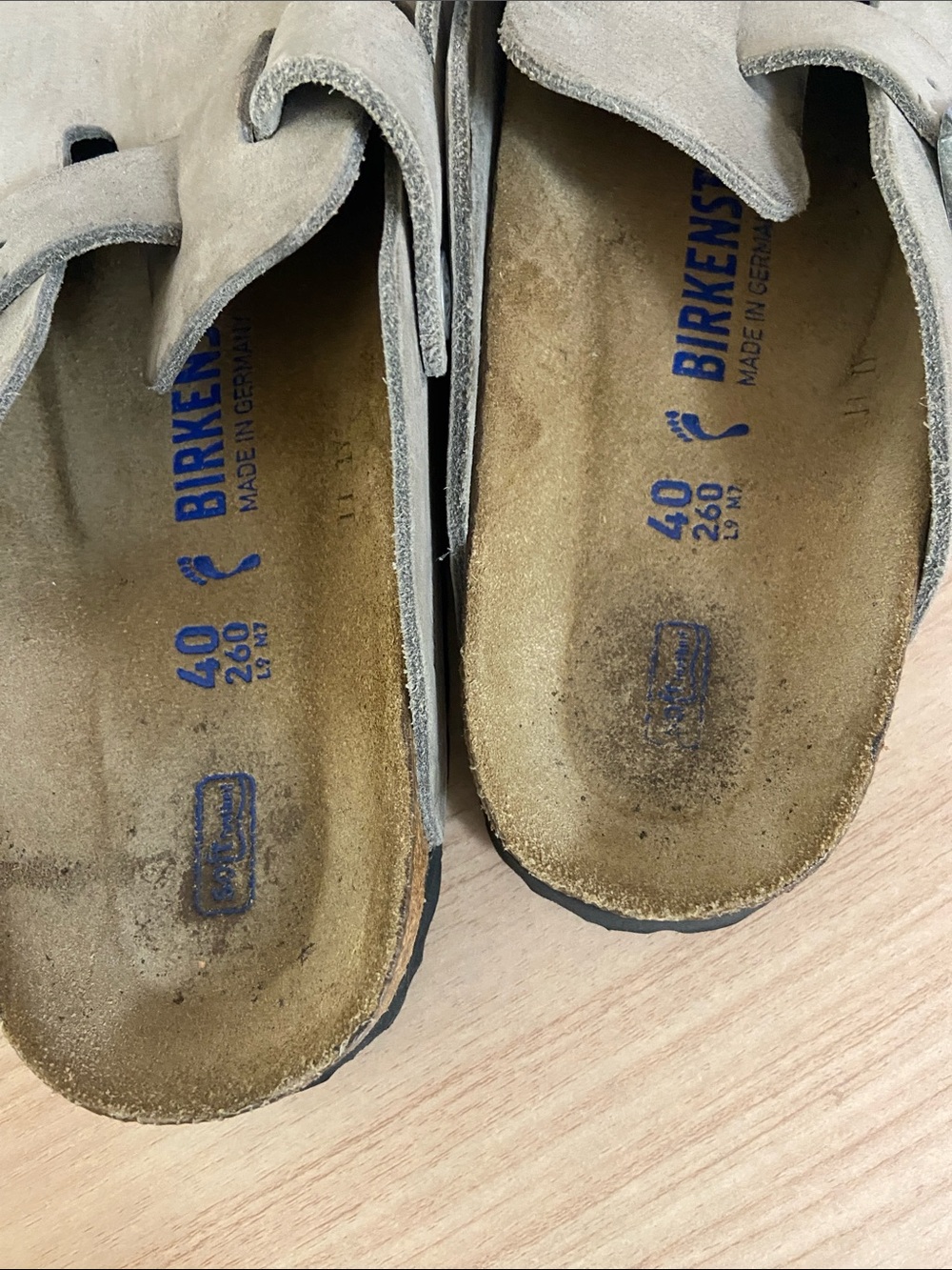 Birkenstock Women’s 9/Men’s 7(Unisex) Boston Clog - Taupe - Picture 5 of 8